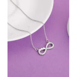 giva 925 Sterling Silver Infinity Heart Necklace-picture-26