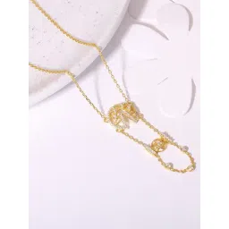 GIVA 92.5 Sterling Silver Layered Mandala Necklace for Women-picture-29