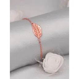 GIVA 92.5 Sterling Silver Leaf Bracelet for Women-picture-40