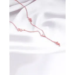 GIVA 92.5 Sterling Silver Leaf Necklace for Women-picture-41