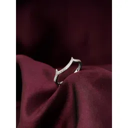 GIVA 92.5 Sterling Silver Level Up Ring for Women-picture-25