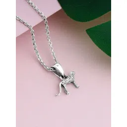 GIVA 92.5 Sterling Silver Little Cheetah Pendant For Women-picture-17