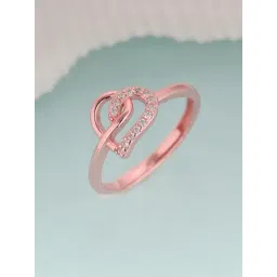 GIVA 92.5 Sterling Silver Love Struck Ring for Women-picture-37