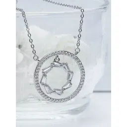 GIVA 92.5 Sterling Silver Necklace for Women-picture-20