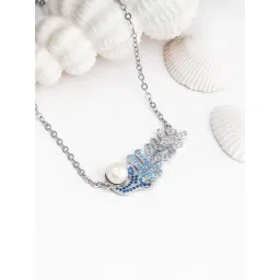 GIVA 92.5 Sterling Silver Ombre Necklace for Women-picture-34