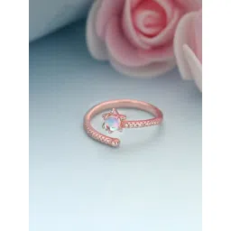 GIVA 92.5 Sterling Silver Ring for Women-picture-15