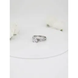 GIVA 92.5 Sterling Silver Ring for Women-picture-41