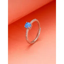 GIVA 92.5 Sterling Silver Ring for Women-picture-32