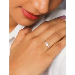 GIVA 92.5 Sterling Silver Ring for Women image 1