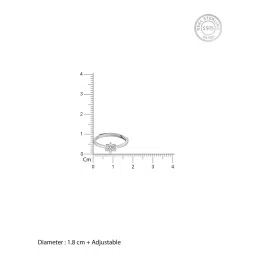 GIVA 92.5 Sterling Silver Ring for Women image 3