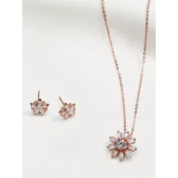 GIVA 925 Sterling Silver Rose Gold Set for Women-picture-22