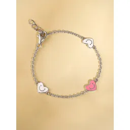 GIVA 925 Sterling Silver Smiley Love Kids Adjustable Bracelet-picture-36