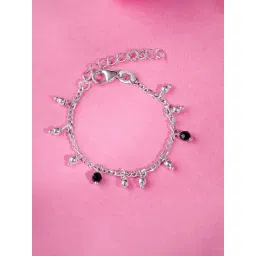 GIVA 925 Sterling Silver Sparkling Dua Kids Single Anklet-picture-24