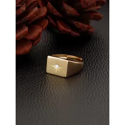 GIVA 92.5 Sterling Silver Star Ring for Men-picture-18