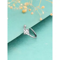 GIVA 92.5 Sterling Silver Timeless Simplicity Nosepin for Women-picture-22