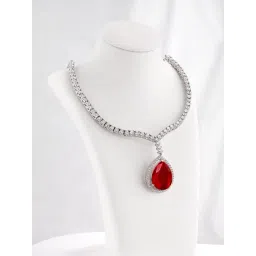 GIVA 92.5 Sterling Silver Titanic Necklace-picture-31