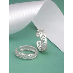 GIVA 92.5 Sterling Silver Traditional Toe Rings-picture-22