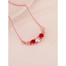 GIVA 92.5 Sterling Silver True Colours Necklace for Women-picture-13