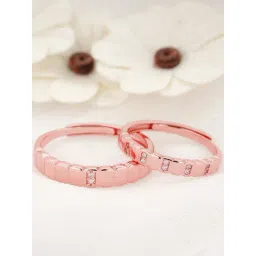 GIVA 92.5 Sterling Silver True Love Couple Rings-picture-45