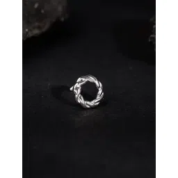 GIVA 925 Sterling Silver Twist Halo Stud for Men-picture-38