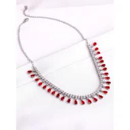 GIVA 92.5 Sterling Silver We Fell in Love Necklace-picture-27