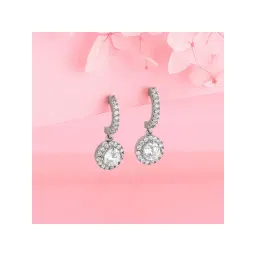 Giva 925 Sterling Silver Zircon Drizzle Drop Earring For Women And Girls-picture-13