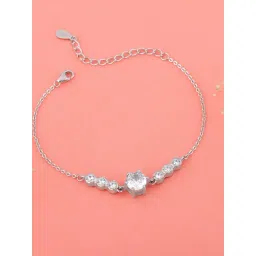 GIVA 92.5 Sterling Silver Zircon Eclectic Shine Bracelet-picture-32