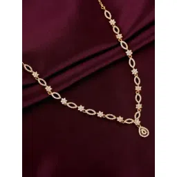 GIVA 92.5 Sterling Silver Zircon Shine Elegant Necklace for Women-picture-43