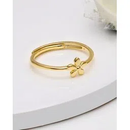 giva 925 Sterling Sliver Golden Tiny Flower Ring-picture-12