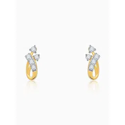 GIVA 9Kt Gold Stud Earrings With Lab Grown Diamond-0.96 gms-picture-28