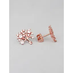 GIVA Anushka Sharma 92.5 Sterling Silver Tree of Life Earrings-picture-15