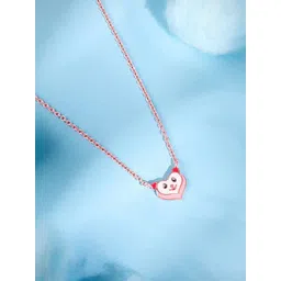 GIVA Girls 925 Silver Rose Gold-Plated Chain-picture-33