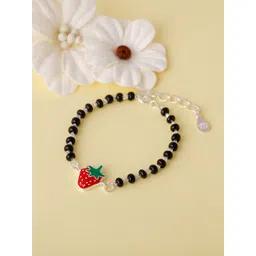 GIVA Girls 925 Sterling Silver & Black Rhodium-Plated CharmBracelet-picture-11