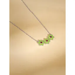 GIVA Girls Silver Rhodium-Plated Handcrafted Necklace-picture-38