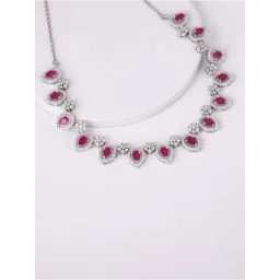 GIVA Love All Around 92.5 Sterling Silver Cherry Prunus Necklace for Women-picture-11