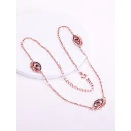 GIVA Love All Around 92.5 Sterling Silver Evil Eye Necklace for Women-picture-34