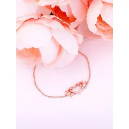 GIVA Love is EveryWhere 92.5 Sterling Silver Intertwined In Love Bracelet for Women & Girls-picture-12