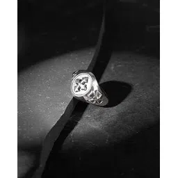 giva Men Sterling Silver Engraved Noir Ring-picture-26