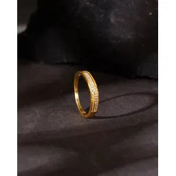 giva Men Sterling Silver Gold-Plated Band Ring-picture-33