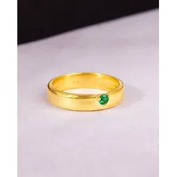 giva Men Sterling Silver Gold-Plated Band Ring-picture-22