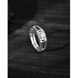 giva Men Sterling Silver Rock Indian Ring-picture-11