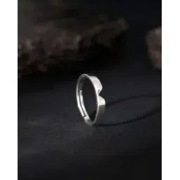 giva Men Sterling Silver V Band Ring-picture-20