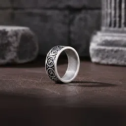 giva Sterling Silver Rhodium Plated Ring-picture-12