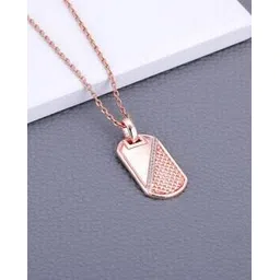 giva Sterling Silver Rose Gold-Plated Glory Pendant with Chain-picture-14