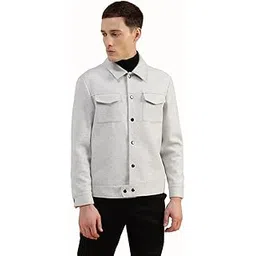 givo Men Polyblend Regular Collar Smart Fit Casual Jacket-picture-12