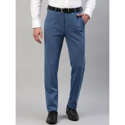 Givo Men Regular Fit Mid-Rise Formal Trousers-picture-14