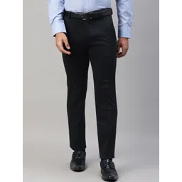 Givo Men Regular Fit Mid-Rise Uncrushable Formal Trousers-picture-17