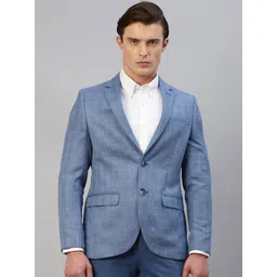 Givo Notched Lapel Collar Single-Breasted Formal Blazer-picture-35