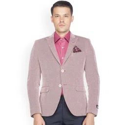 Givo Self Design Single-Breasted Peaked Lapel Blazers-picture-11