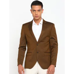 Givo Single-Breasted Notched Lapel Collar Formal Blazer-picture-14